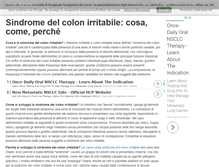 Tablet Screenshot of colonirritabile.com